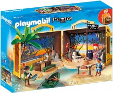 Insula aurie a piratilor set mobil - PLAYMOBIL Pirates - PM70150
